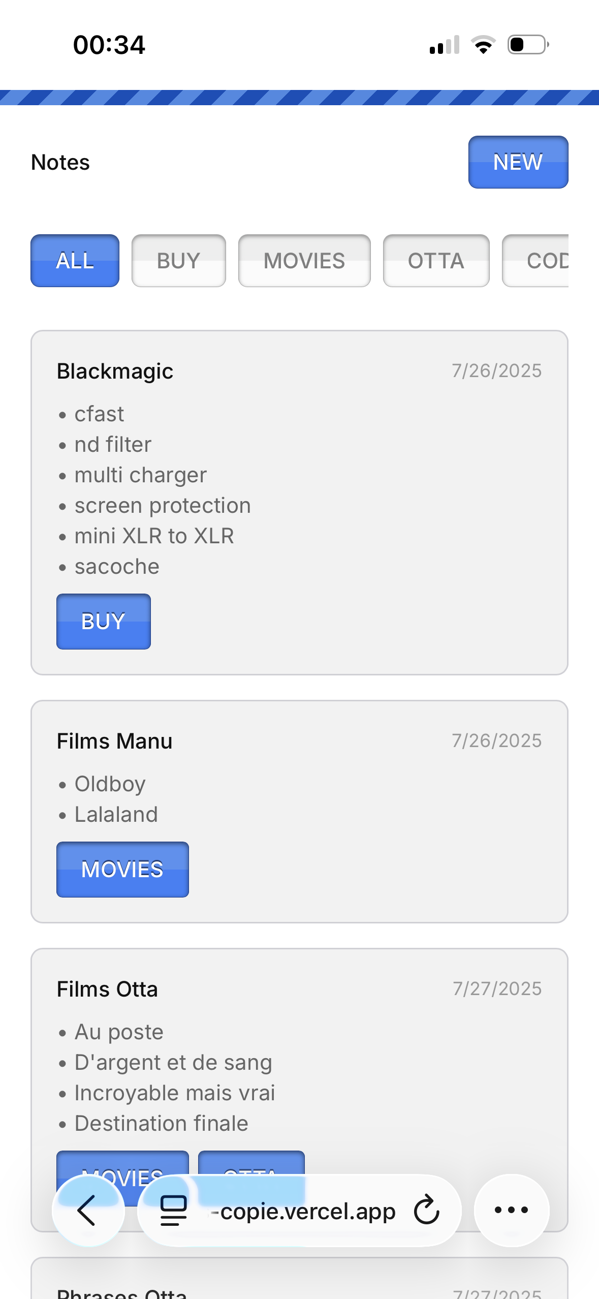 Notes App Screenshot